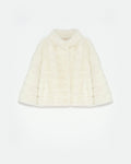 Long hair mink jacket