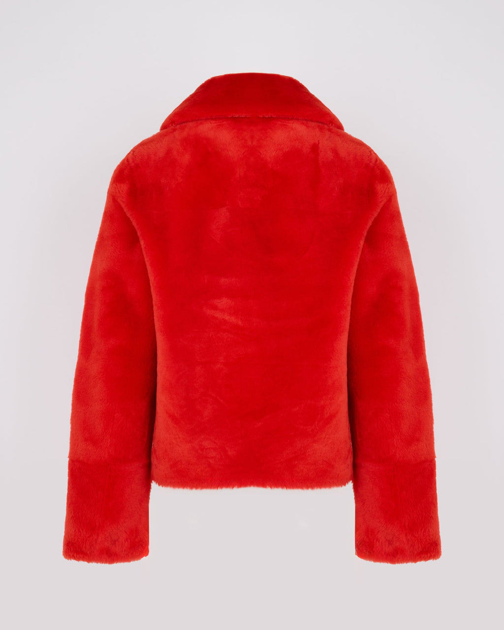 Short jacket in shearling merino lambskin