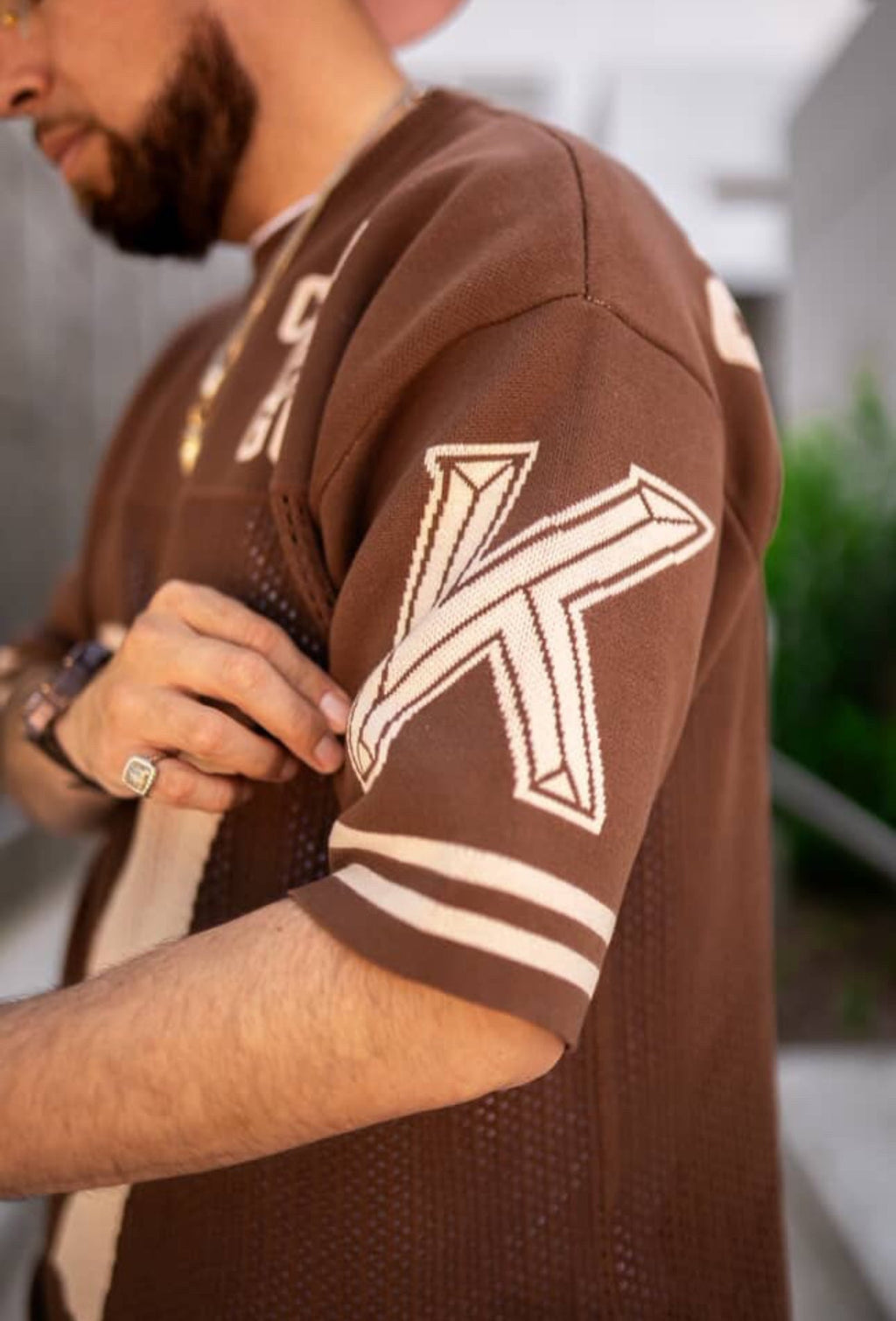 Child of God Knitted Jersey - Baptist Brown (Oversized Fit)