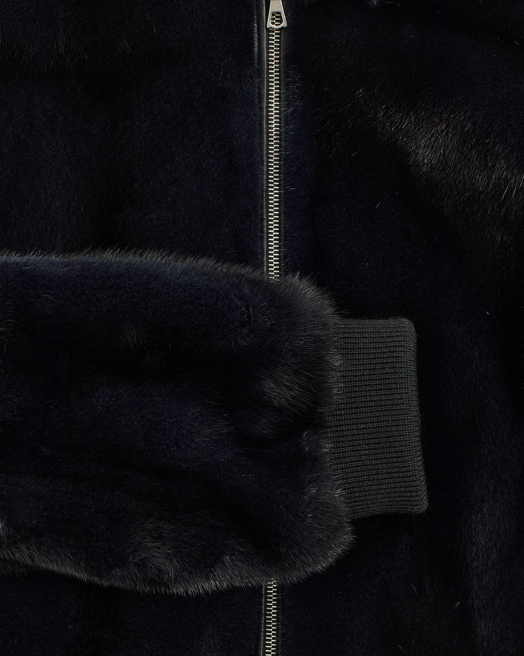 Bombers short mink fur jacket