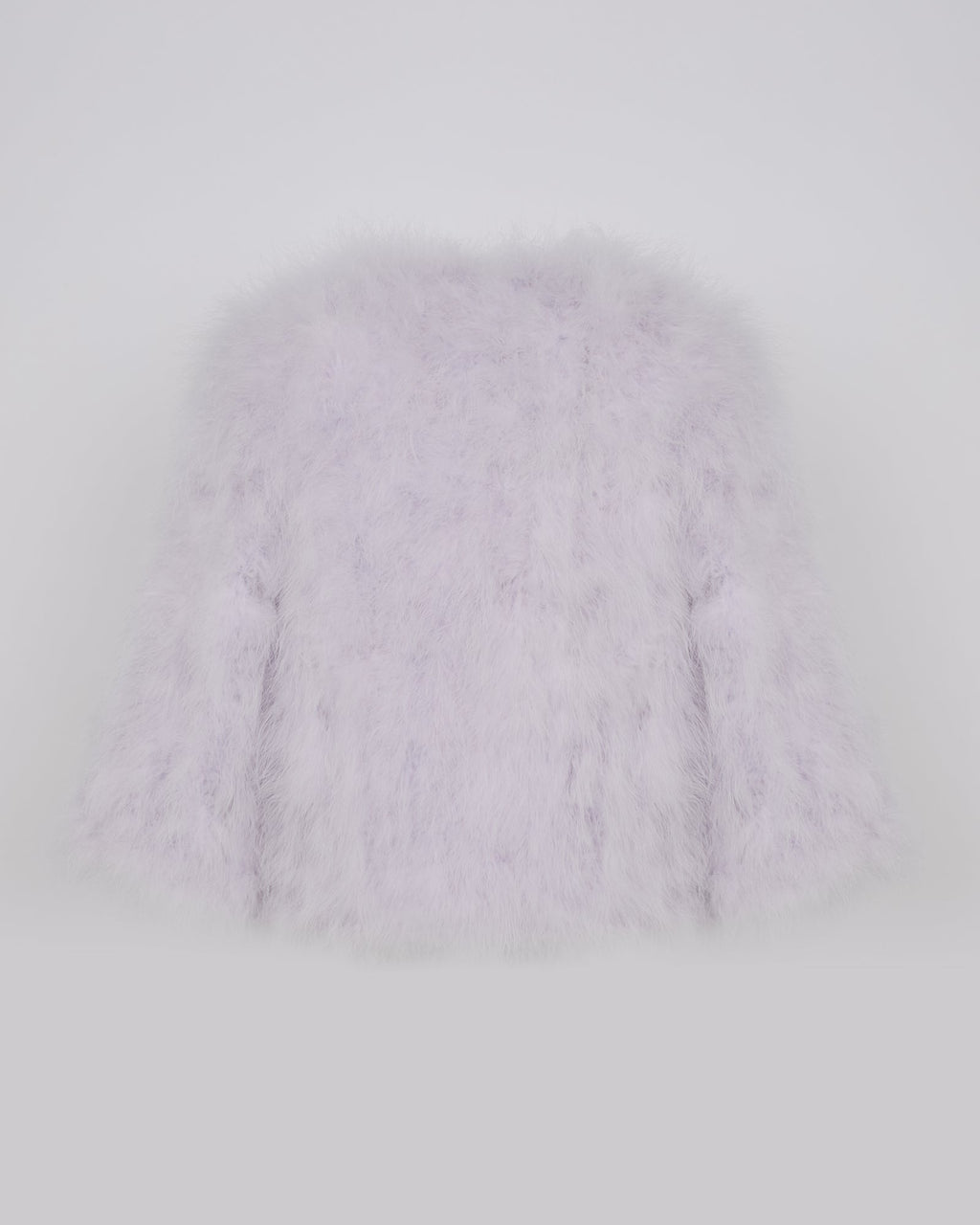 Short feather jacket