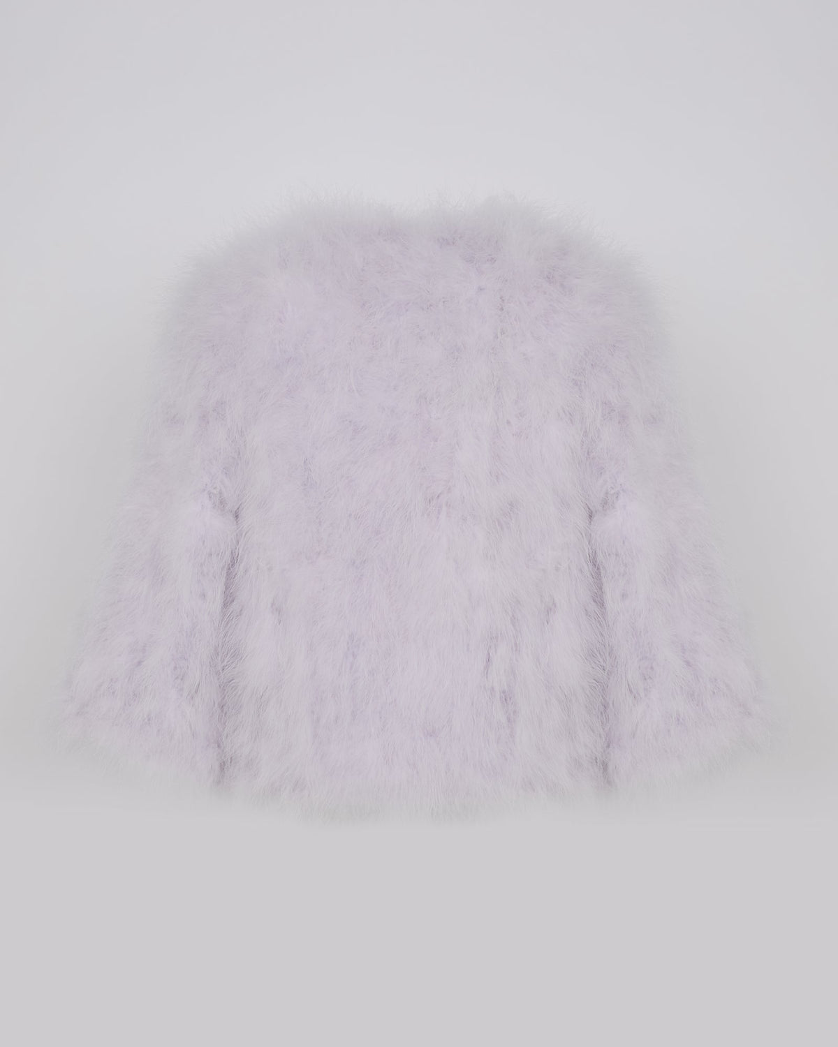 Short feather jacket