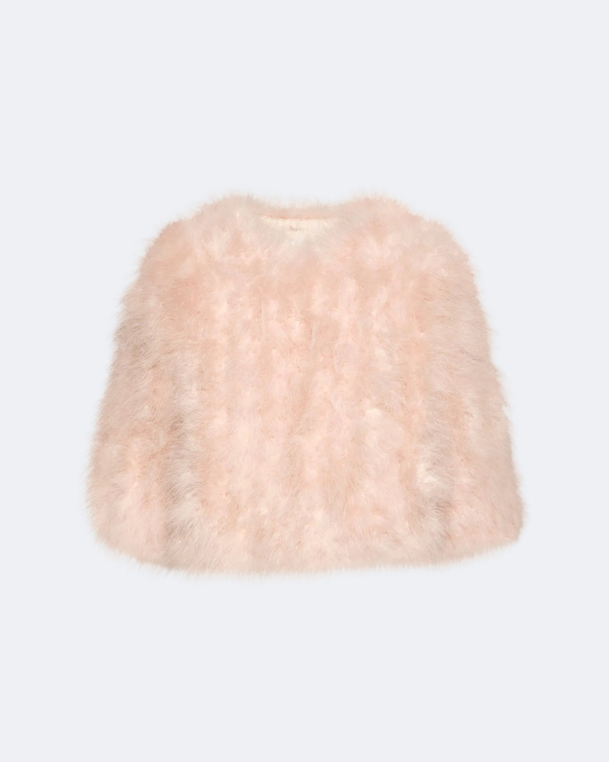 Short feather jacket