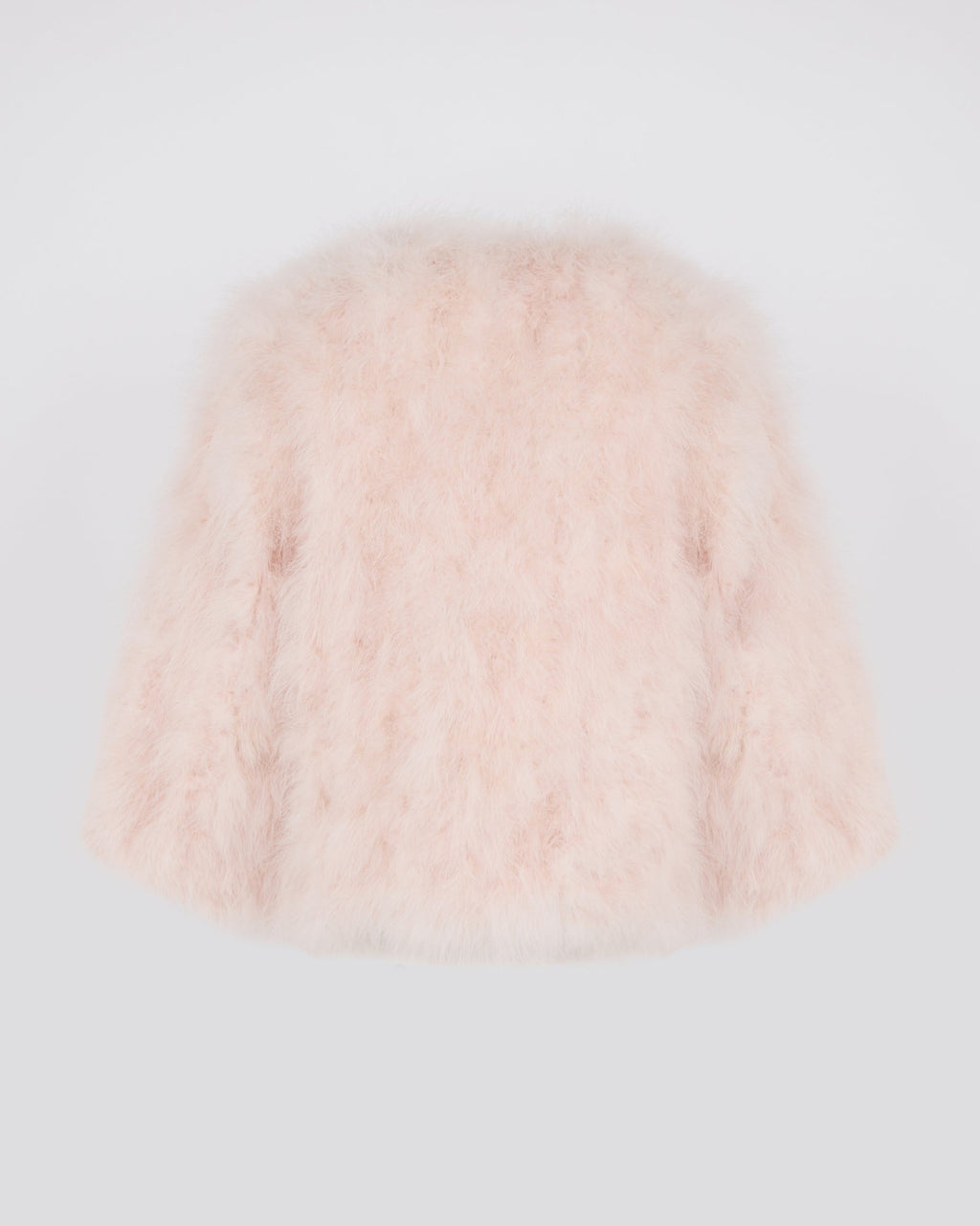 Short feather jacket