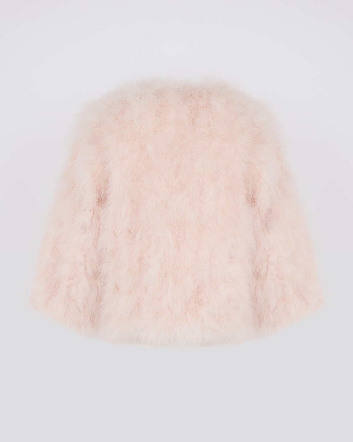 Short feather jacket