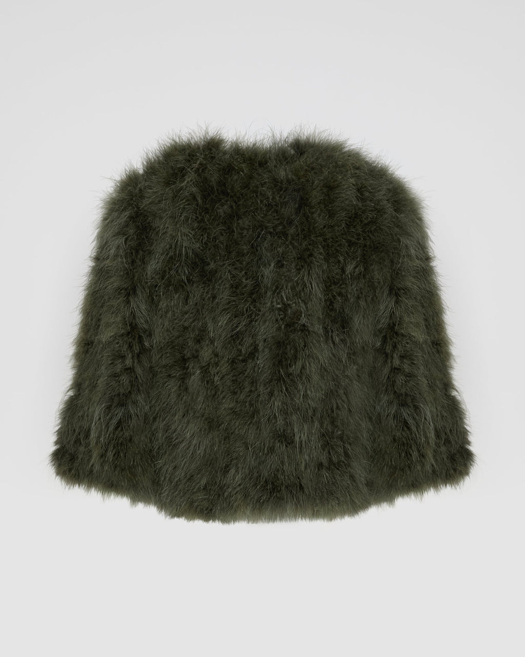 Short feather jacket