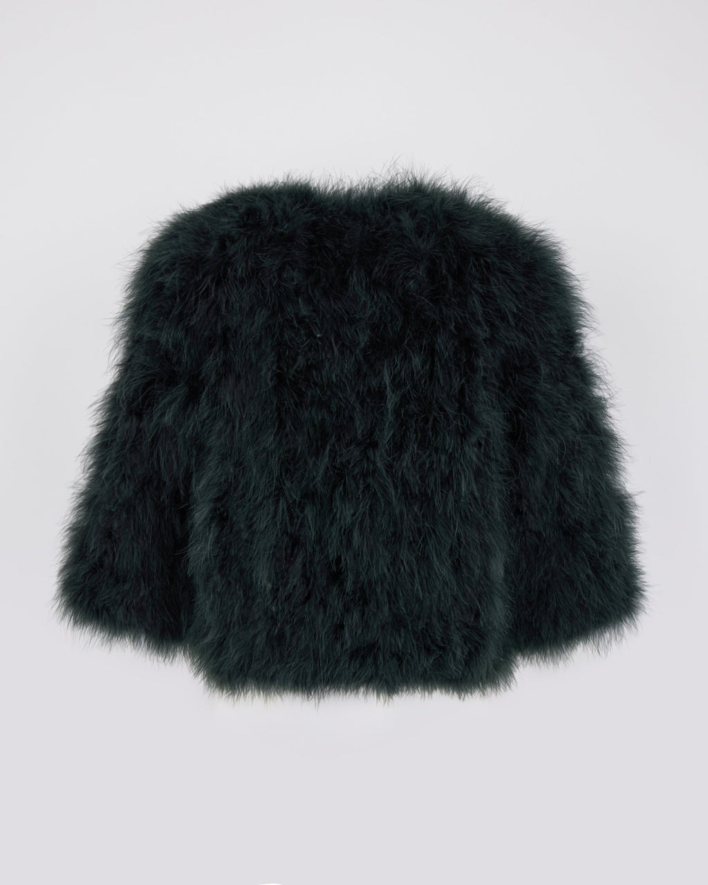 Short feather jacket