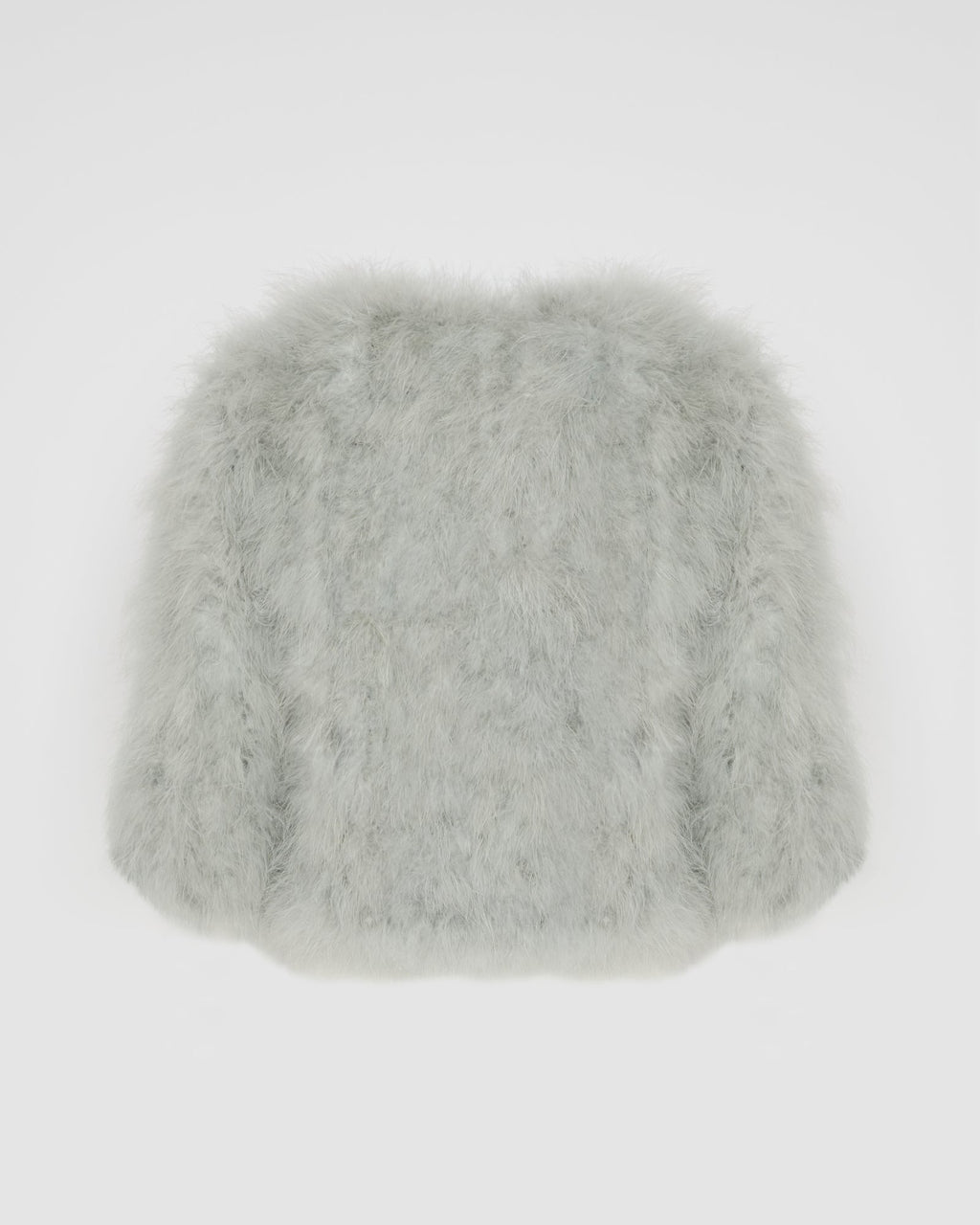 Short feather jacket