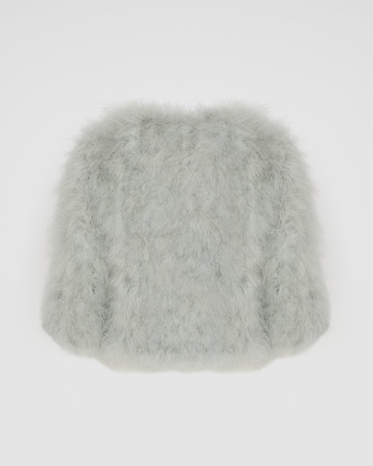 Short feather jacket