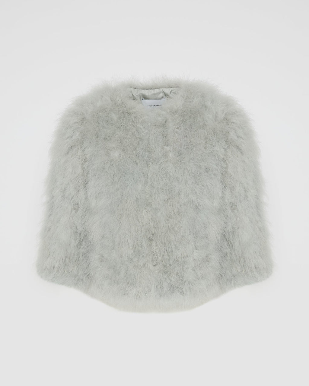 Short feather jacket