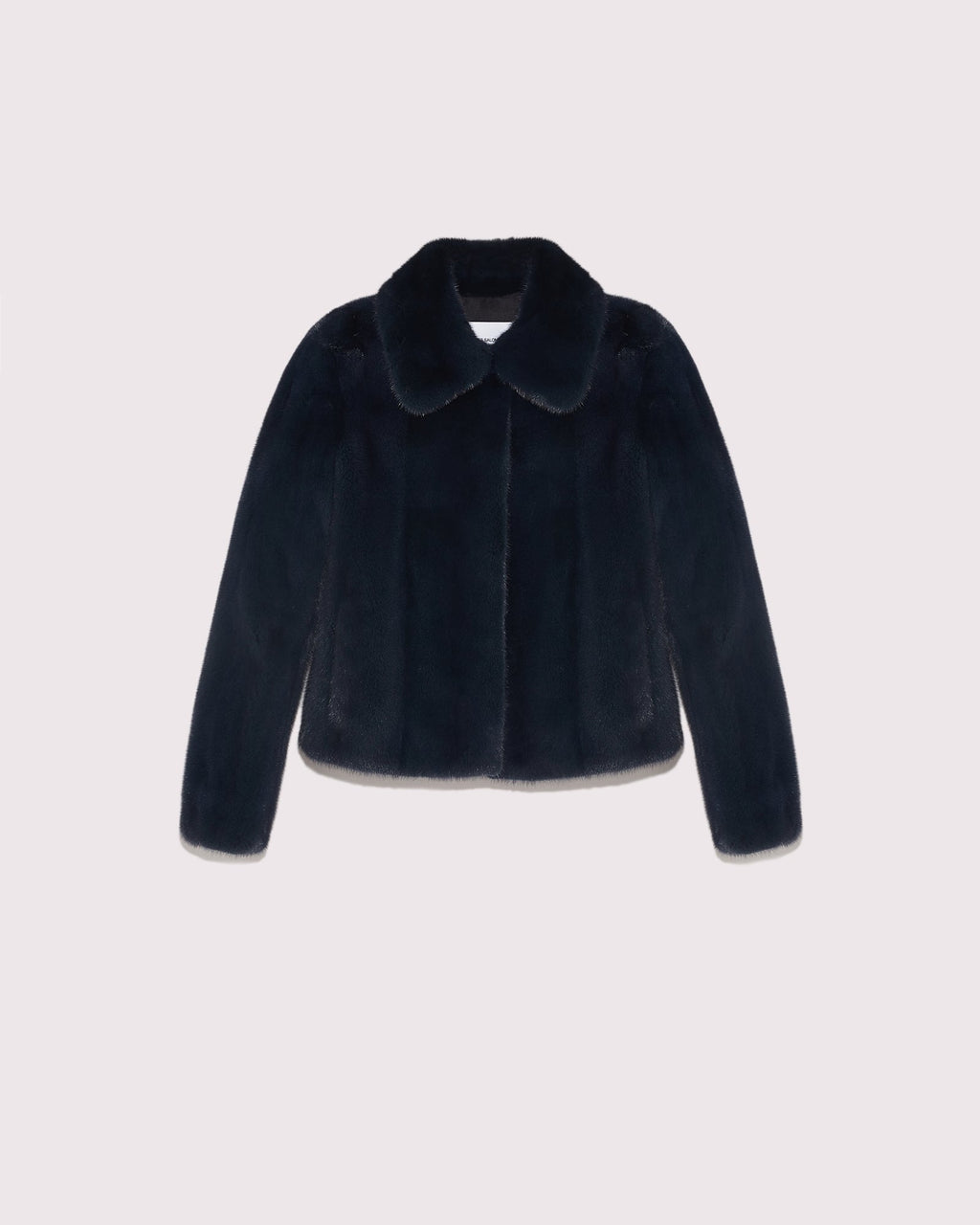 Short jacket in long-haired mink fur