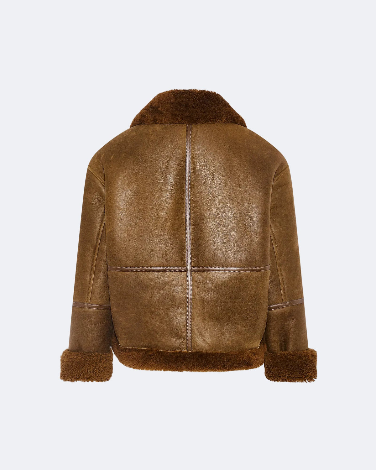 Shearling merino bomber jacket