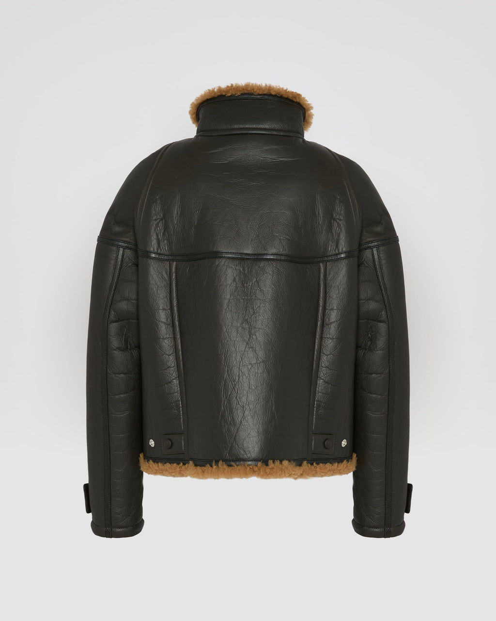 Gonfio merino cropped jacket