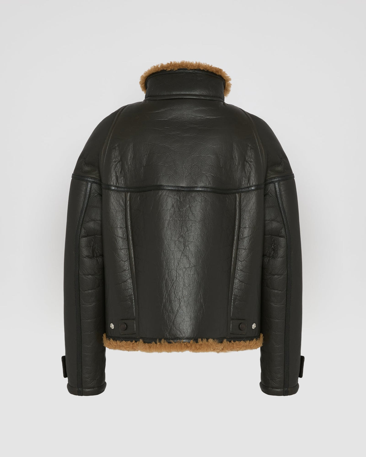Gonfio merino cropped jacket