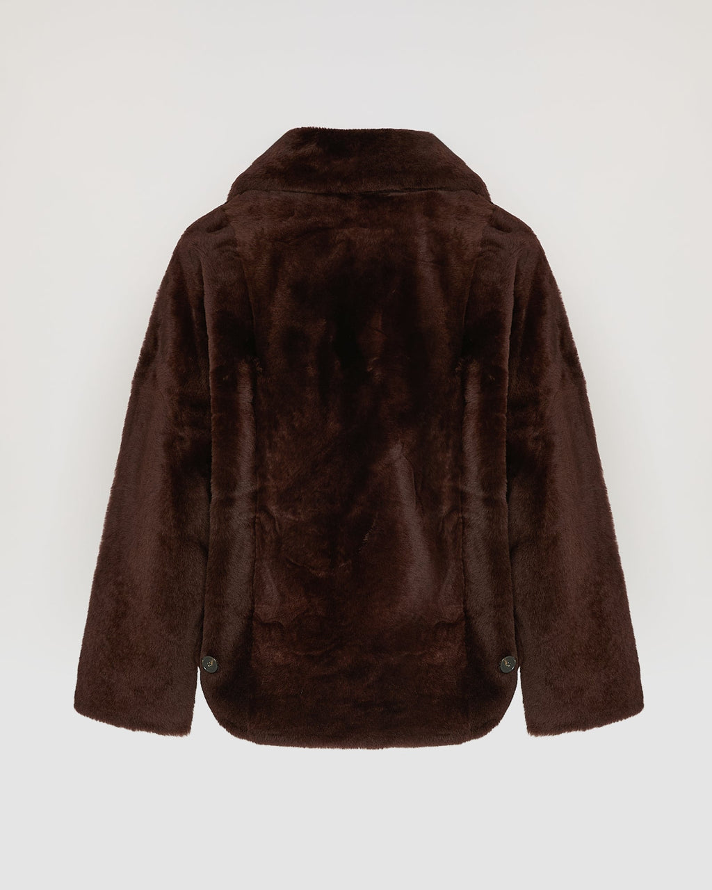 Shearling pea jacket