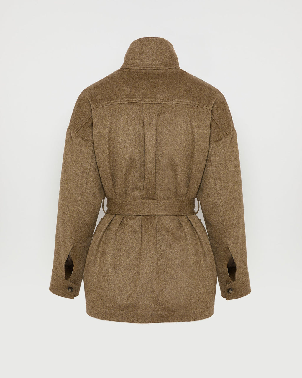 Safari jacket in cashmere flannel