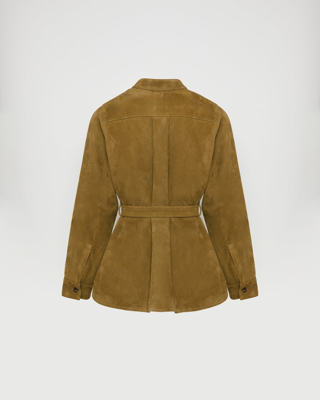 Suede calfskin safari jacket