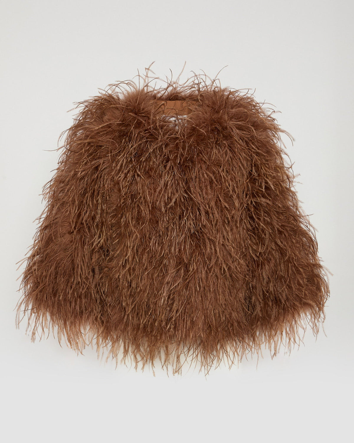 Short Ostrich Feather Jacket
