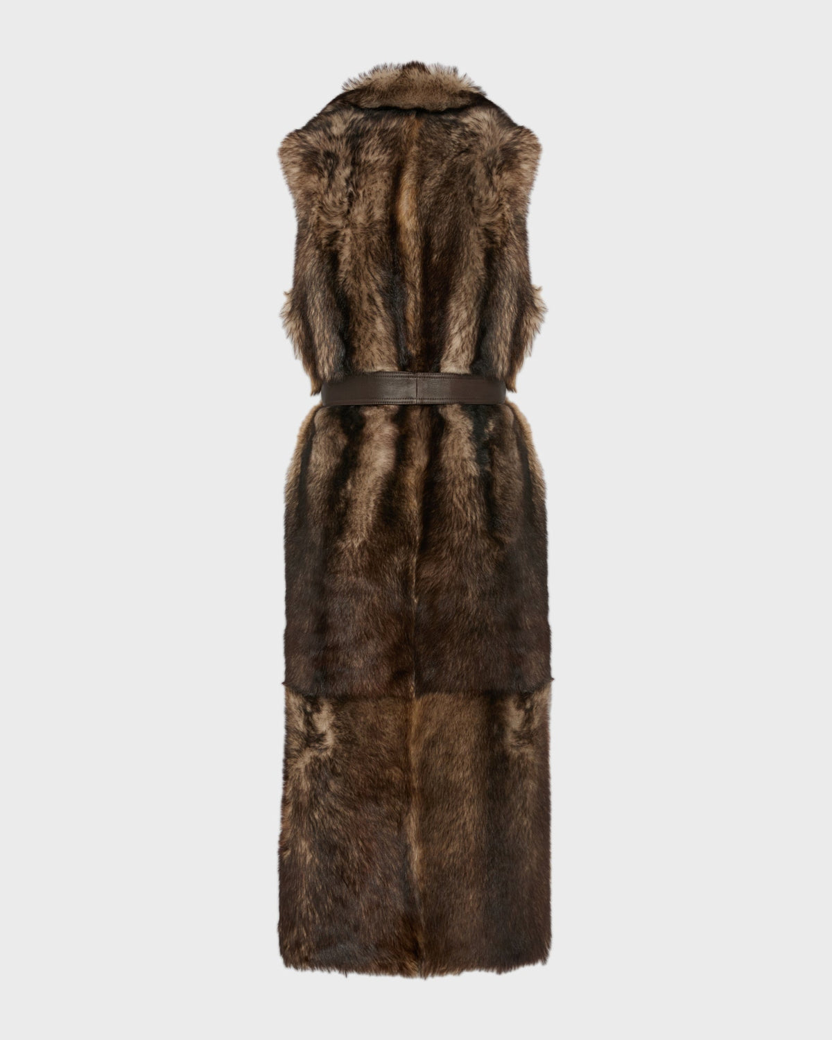 Long Toscana lambskin shearling gilet