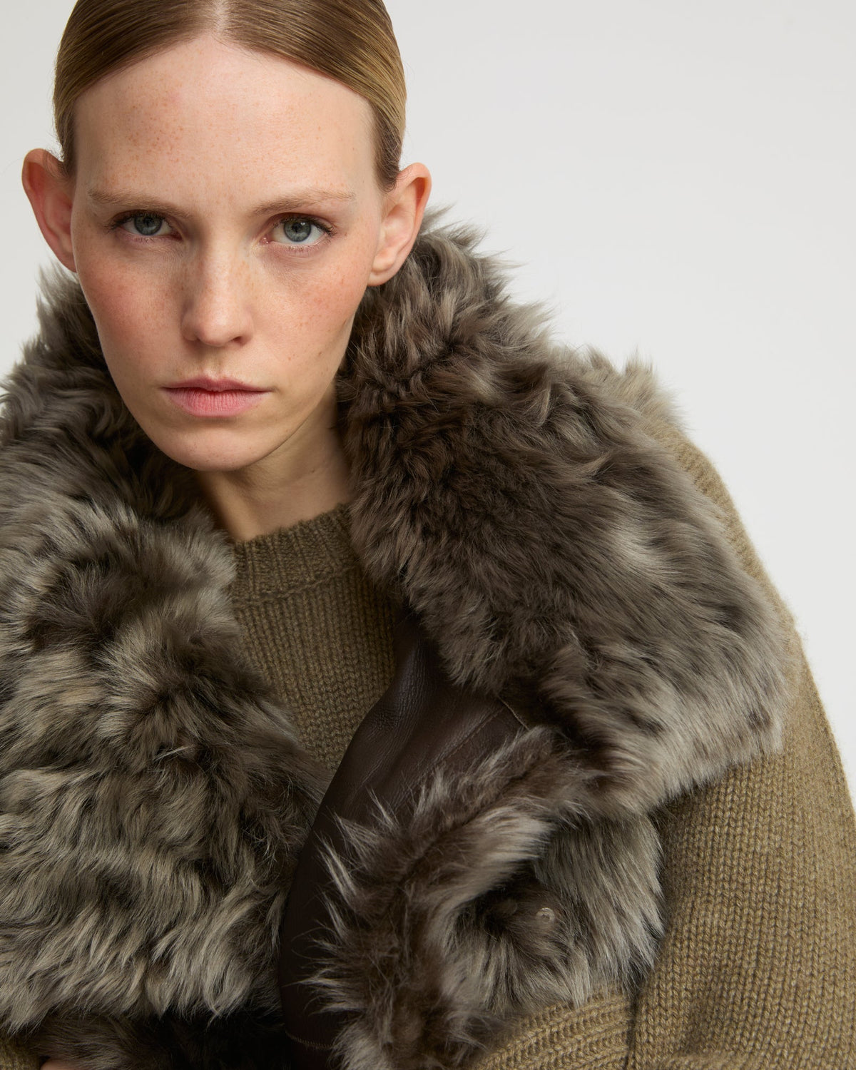 Long reversible gilet in Toscana lambskin