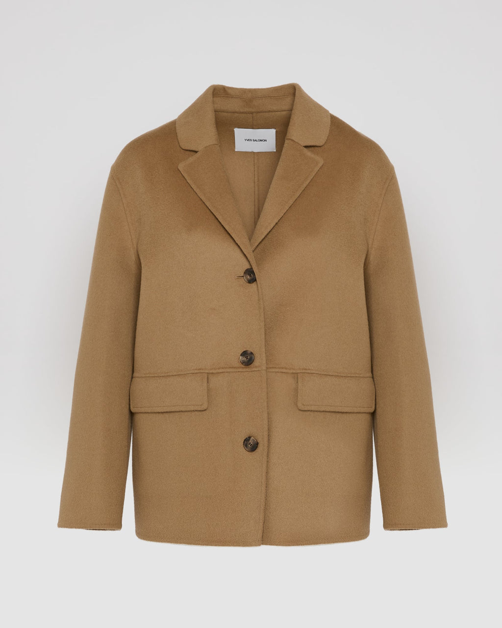 Double-sided cashmere-blend jacket