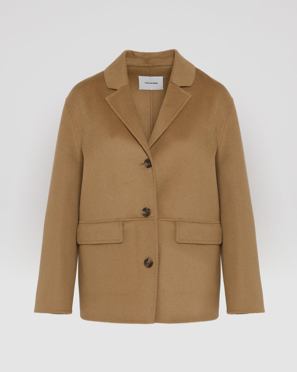 Double-sided cashmere-blend jacket