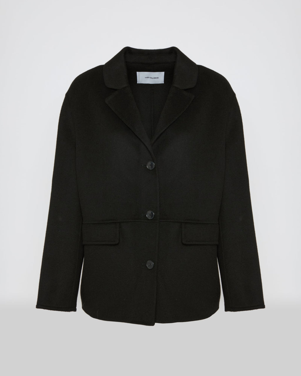 Double-sided cashmere-blend jacket