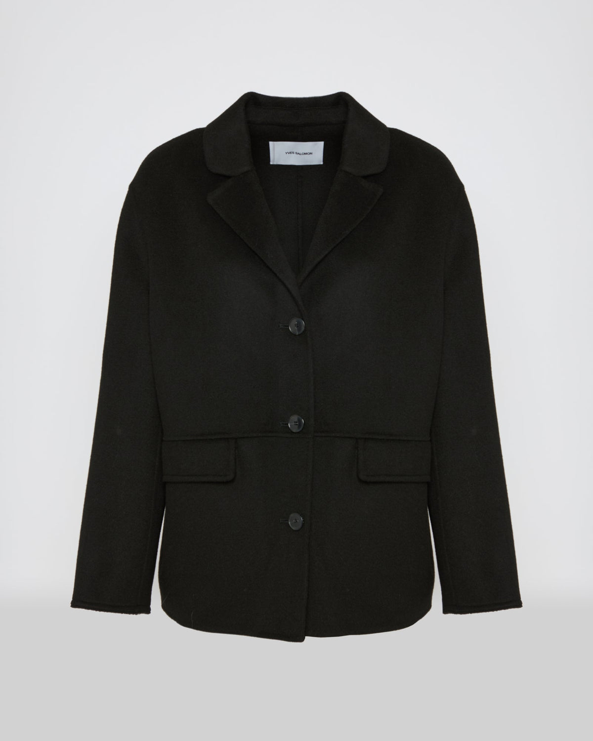 Double-sided cashmere-blend jacket