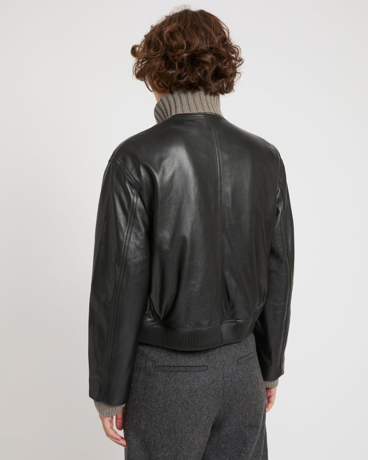 Lamb leather jacket