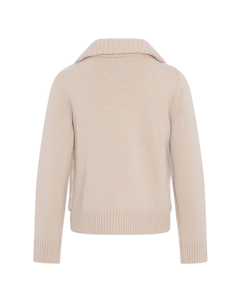 Mink fur and Merino knit jacket