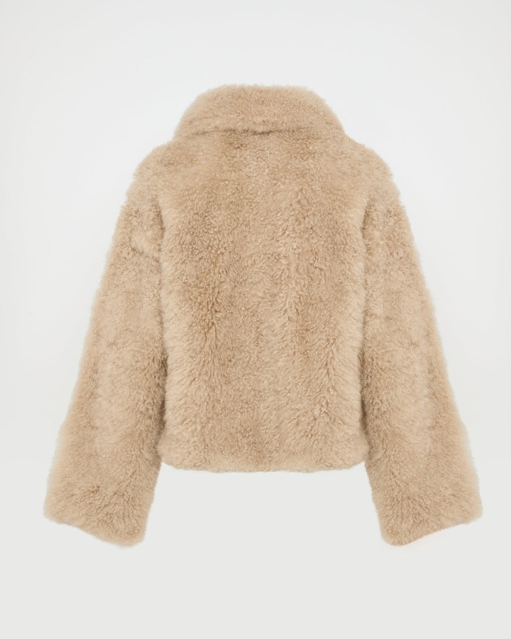 Cashmere lambskin and Merino knit jacket