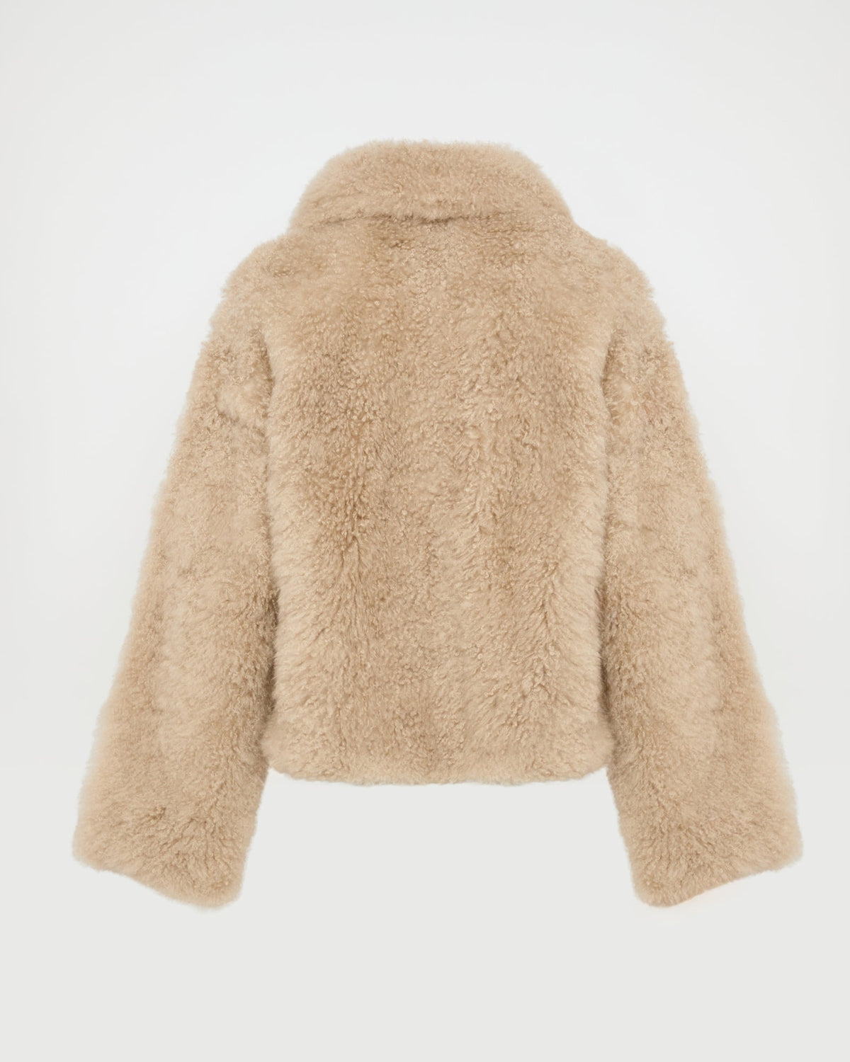 Cashmere lambskin and Merino knit jacket