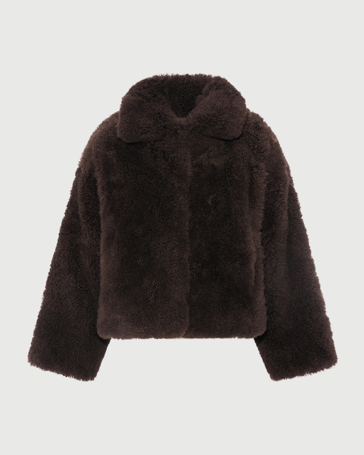 Cashmere lambskin and Merino knit jacket