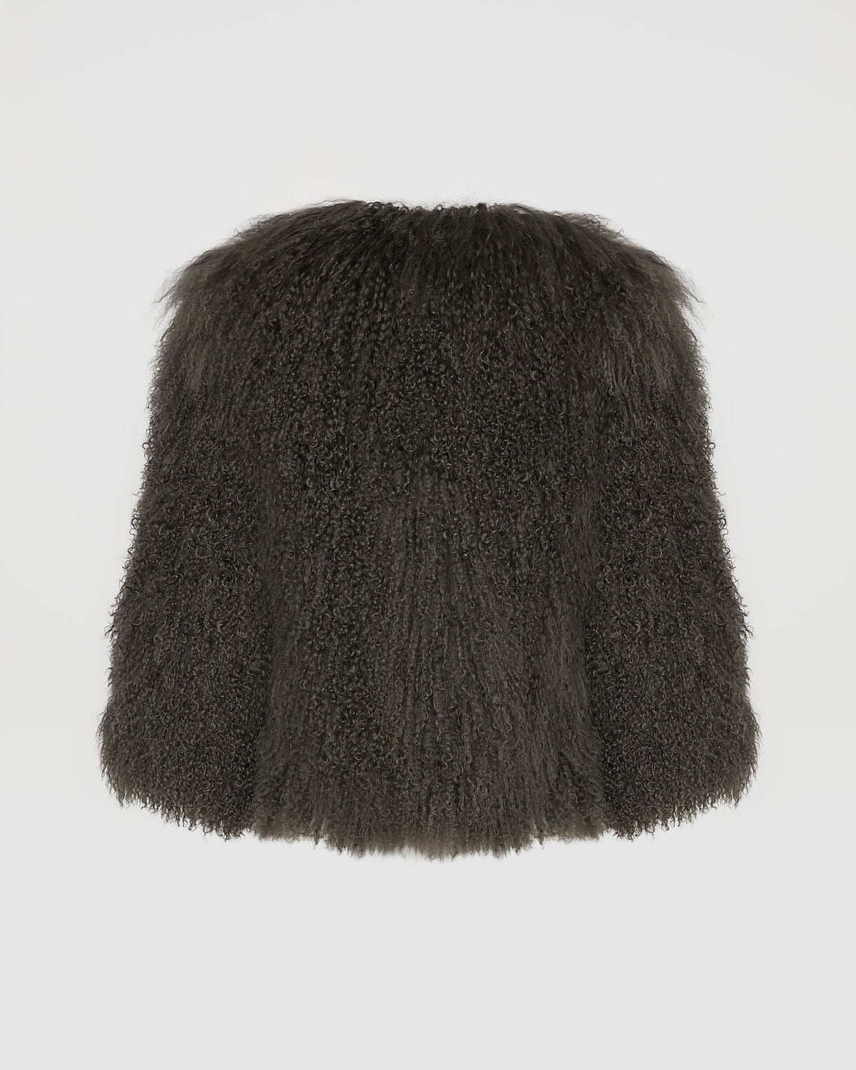 Short jacket in Mongolian lamb