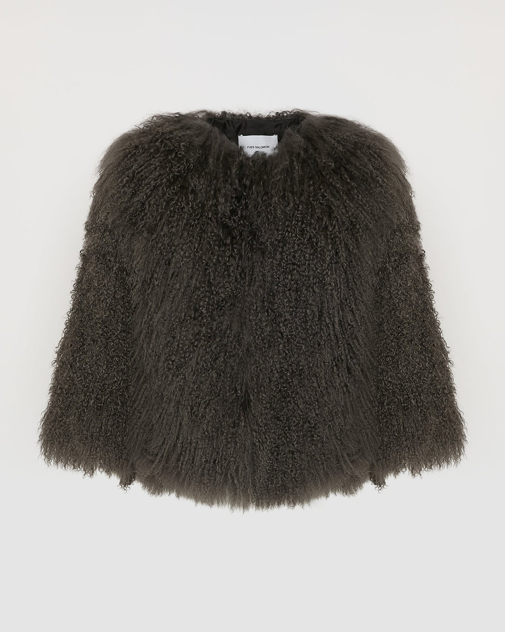 Short jacket in Mongolian lamb