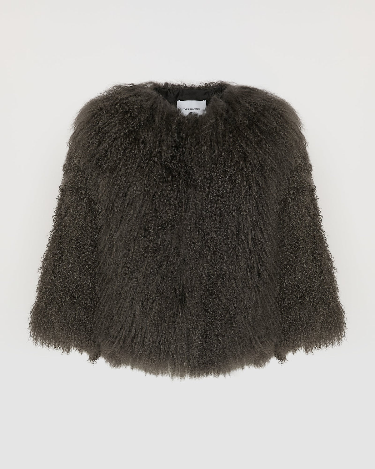 Short jacket in Mongolian lamb