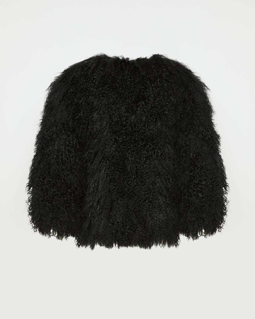 Short jacket in Mongolian lamb