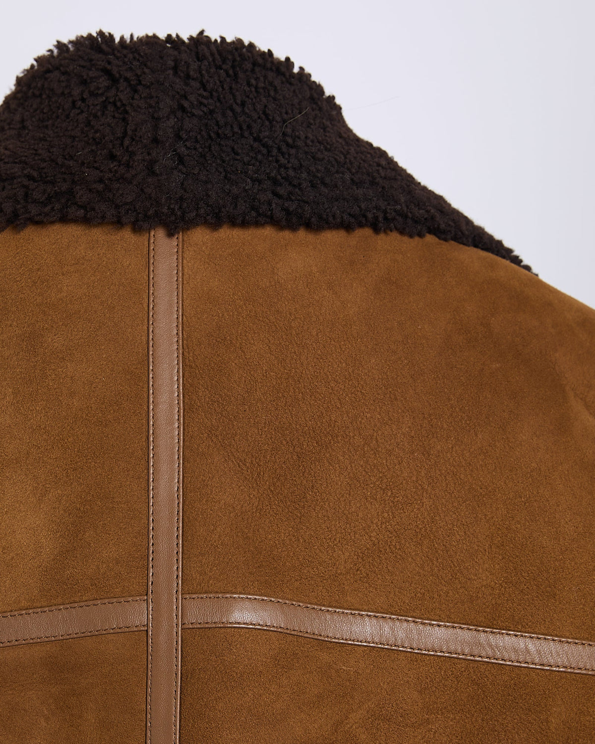 Suede Merino lambskin cropped jacket
