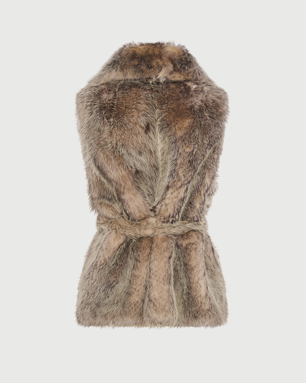 Toscana lamb fur-effect sleeveless gilet