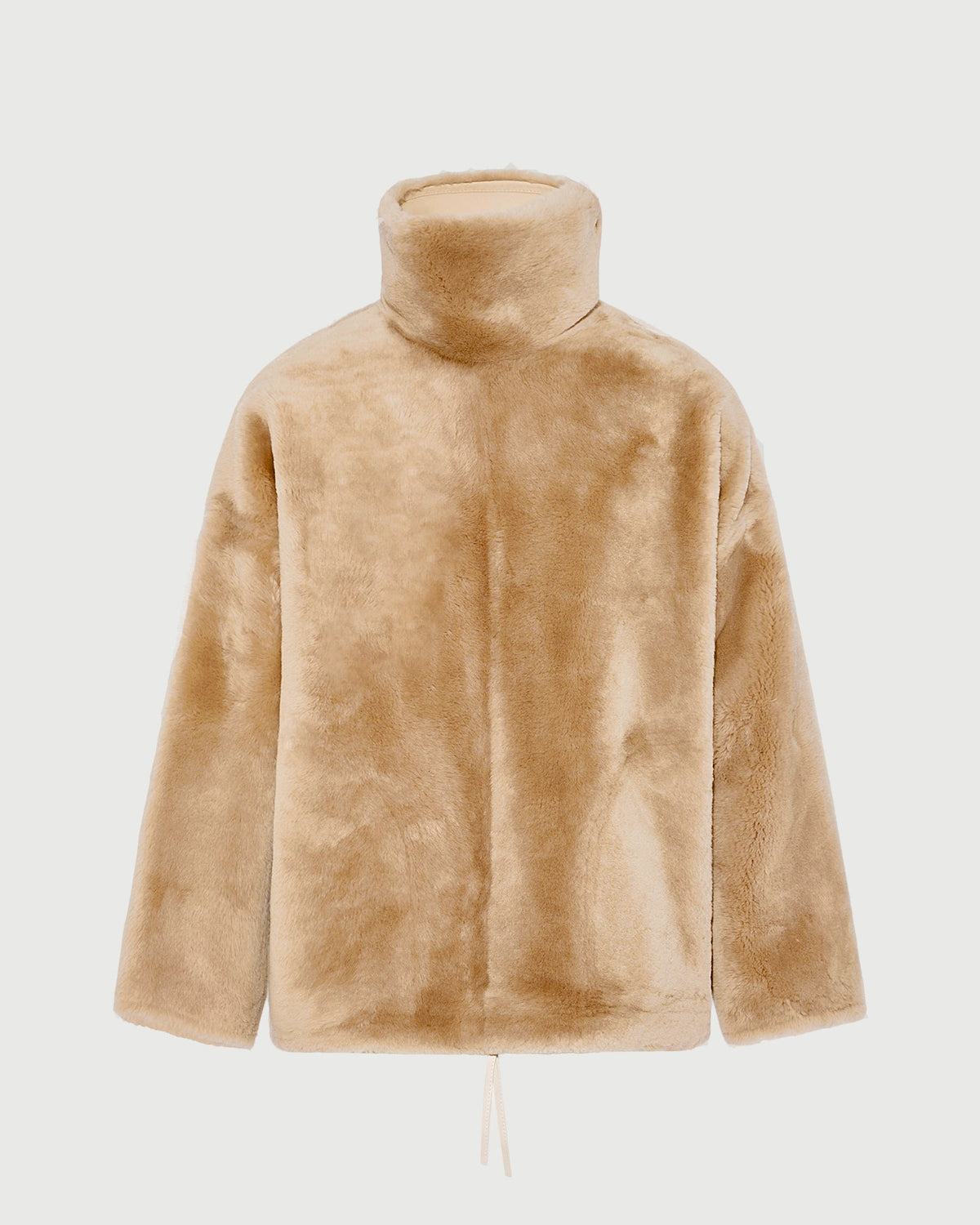 Lambskin shearling sweatshirt