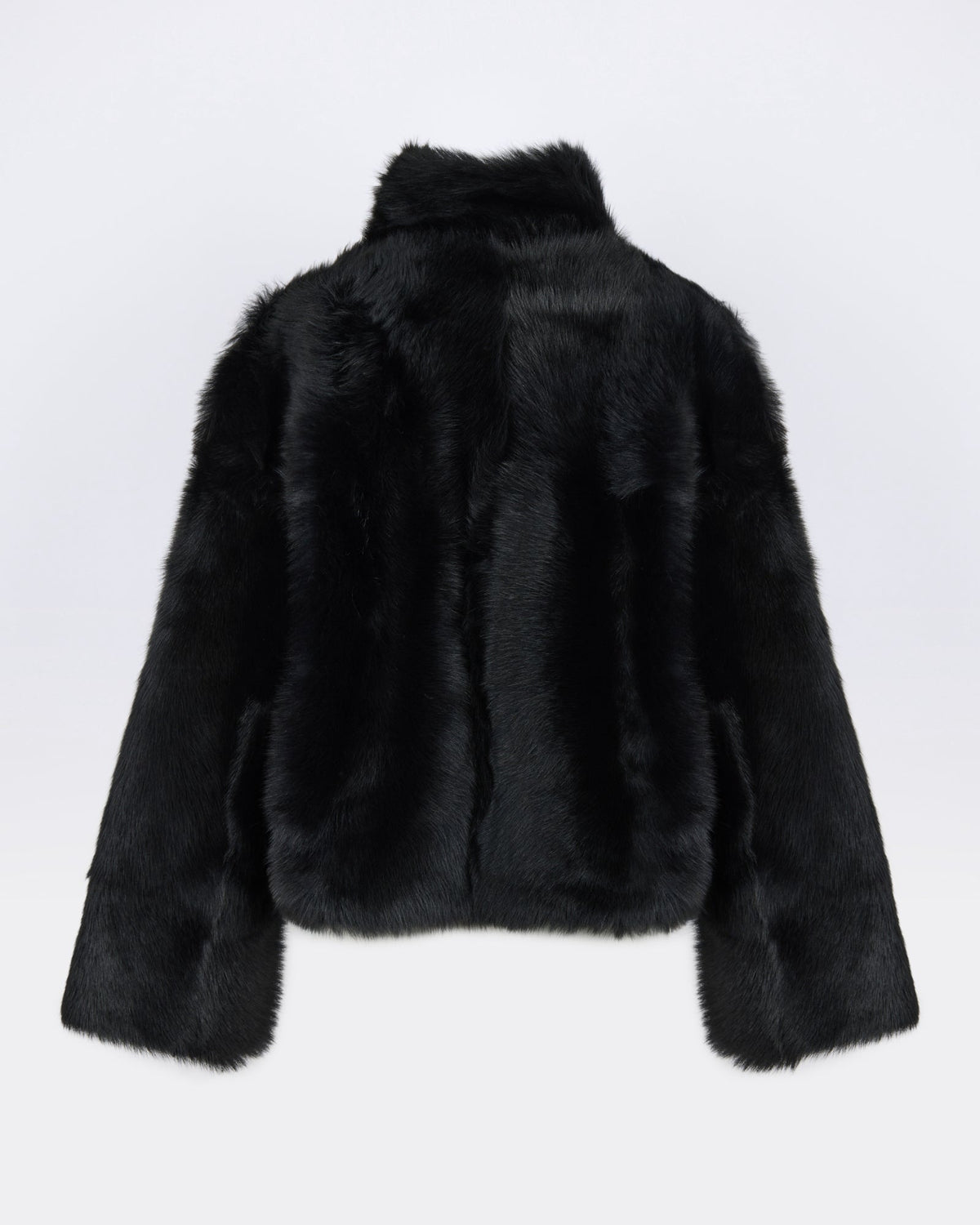 Reversible short Toscana lambskin shearling jacket