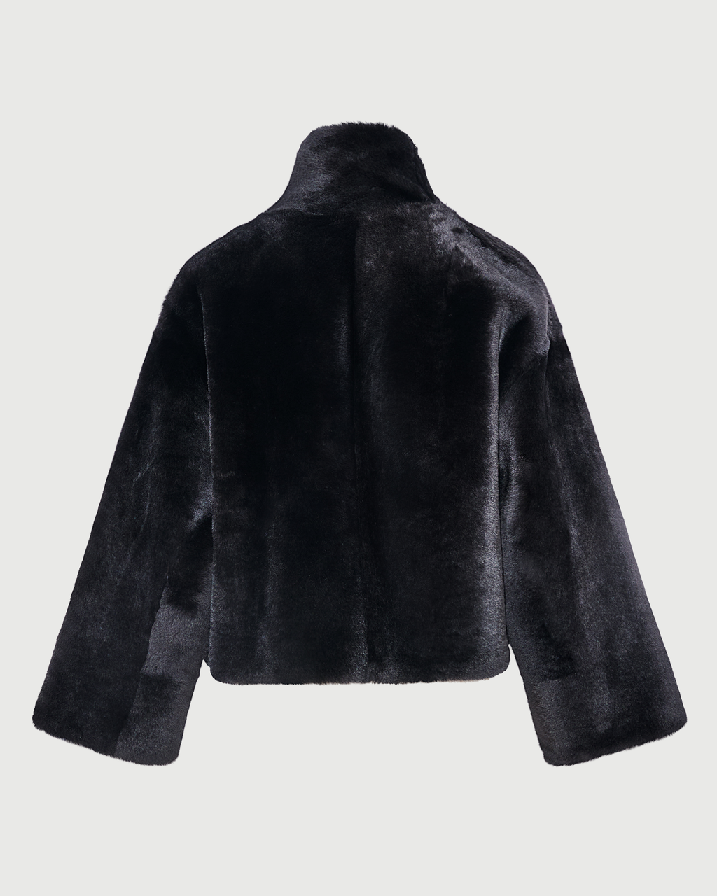 Reversible short Lacon lambskin shearling jacket