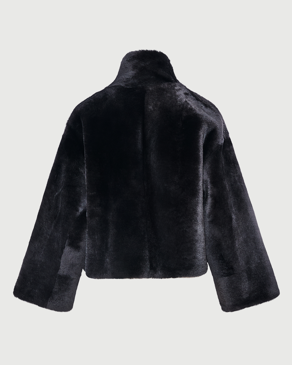 Reversible short Lacon lambskin shearling jacket