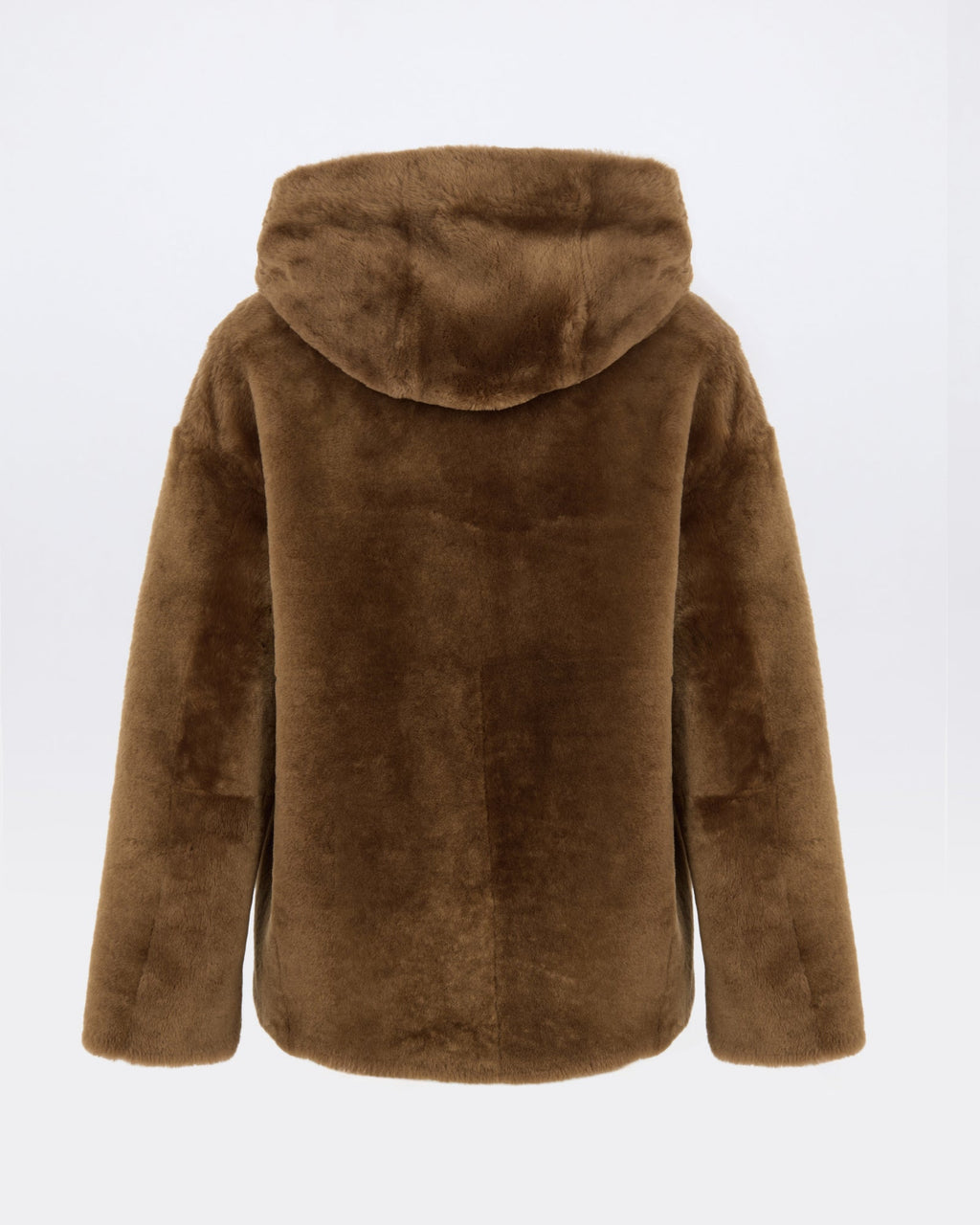 Hooded Merino lambskin shearling jacket