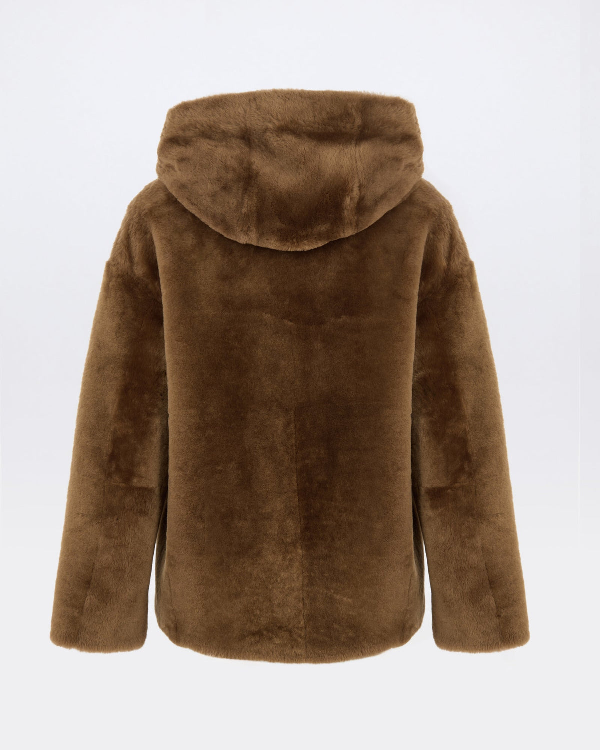 Hooded Merino lambskin shearling jacket