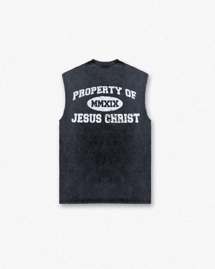 Jesus is King Muscle Tee