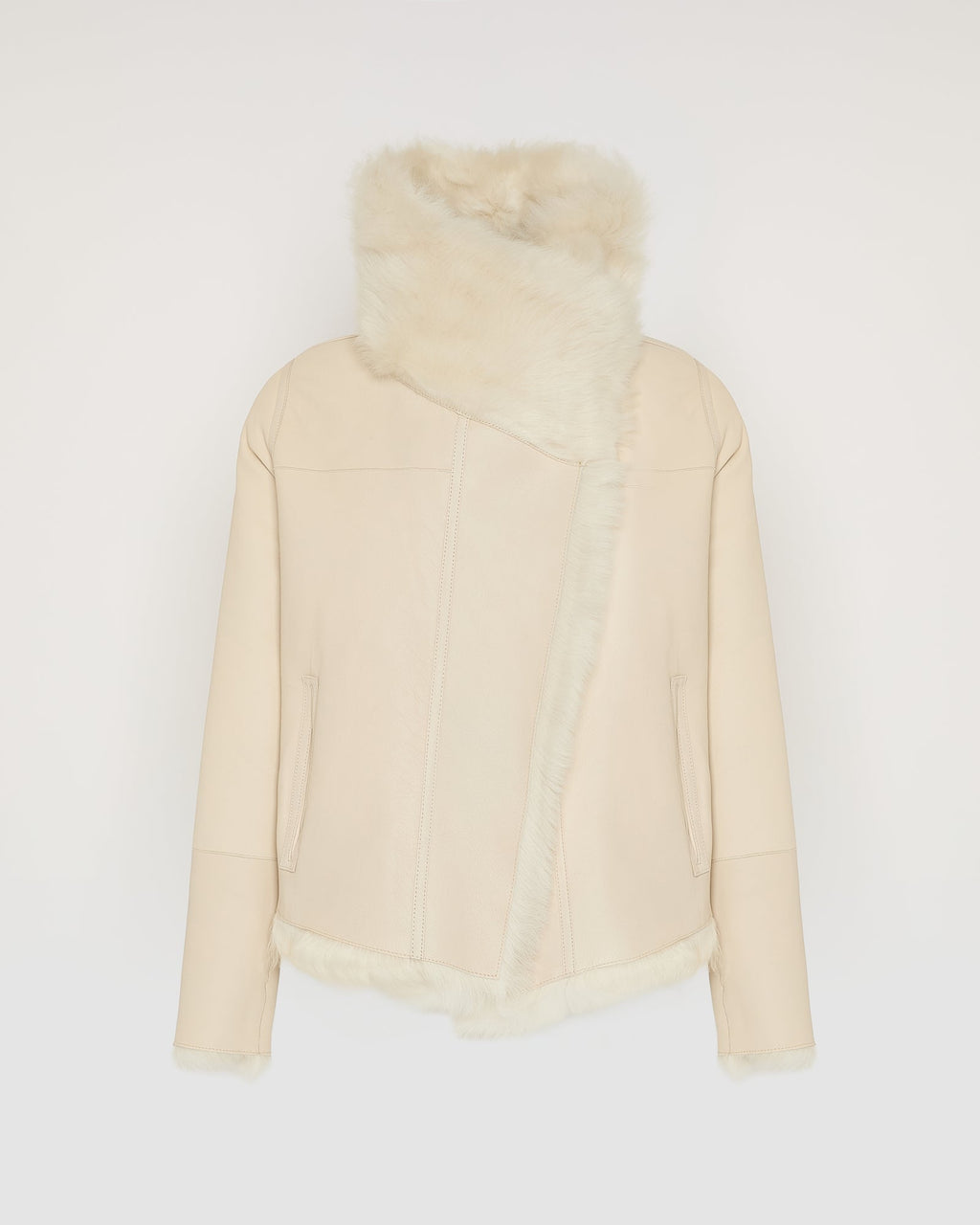 Short jacket in Toscana lambskin