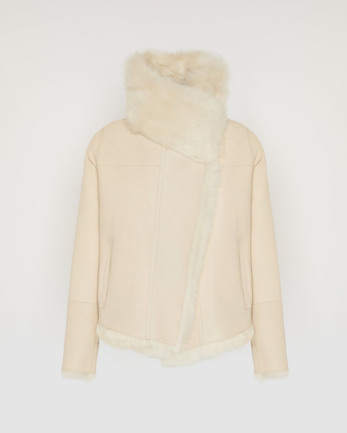 Short jacket in Toscana lambskin