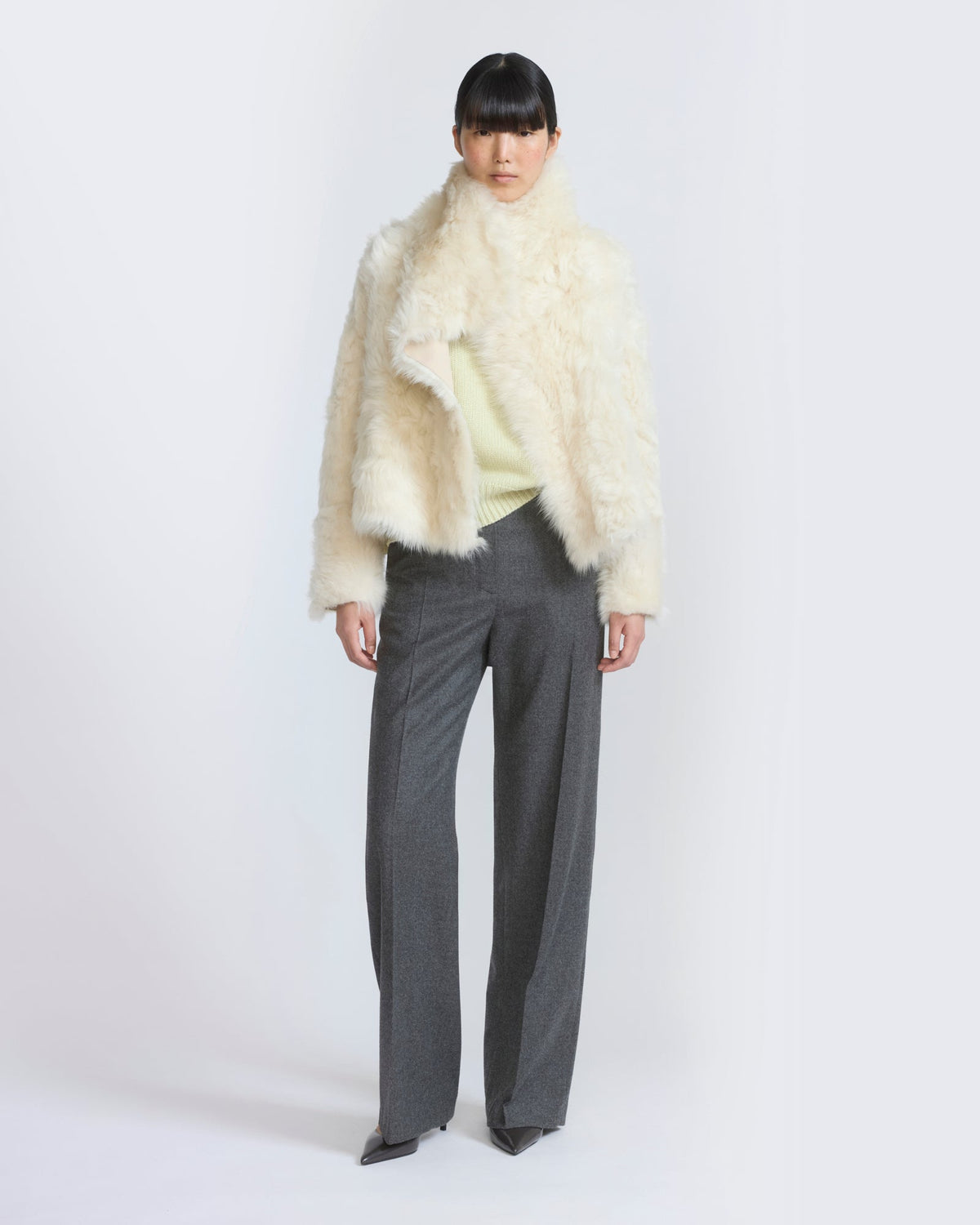 Short jacket in Toscana lambskin