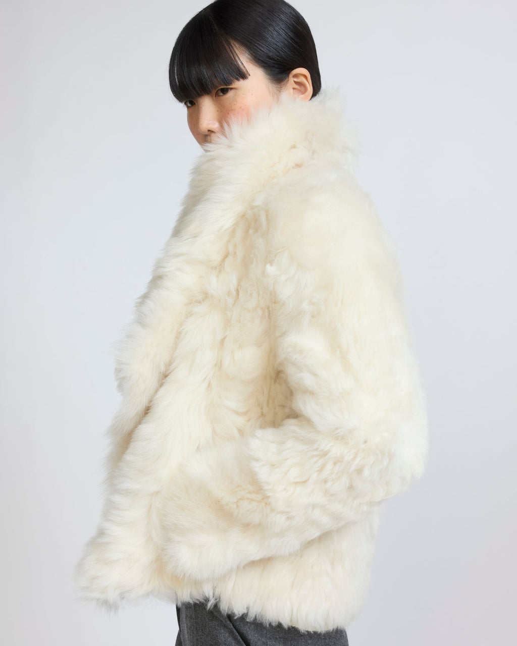 Short jacket in Toscana lambskin